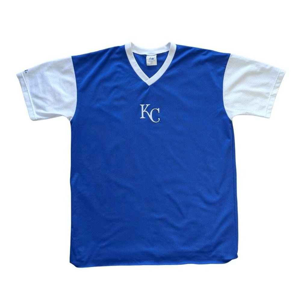 KANSAS CITY ROYALS MAJESTIC BRAND WARM UP JERSEY